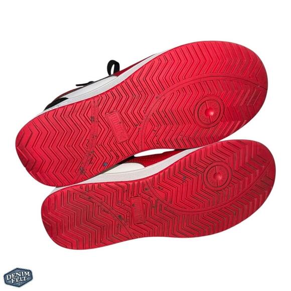 Puma Safety Red/White/Black Frontcourt Low Composite Toe Shoes/Sneakers - Picture 11 of 12